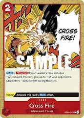 Cross Fire - OP03-017 - UC - (Pillars of Strength Pre-release Promo)